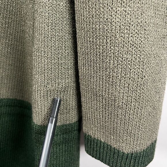 St John Vintage Cardigan Sweater Long Duster Santana Knit Gathered Sleeve Medium - Picture 10 of 10